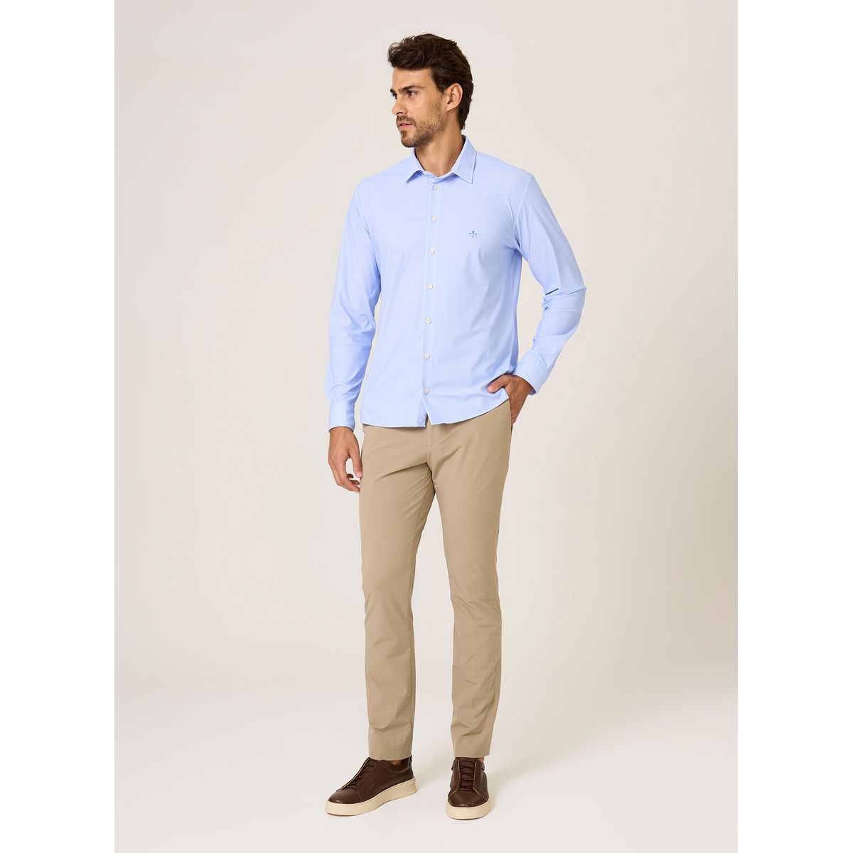 Calça Alfaiataria Performance UV+Stretch Masculina Dudalina