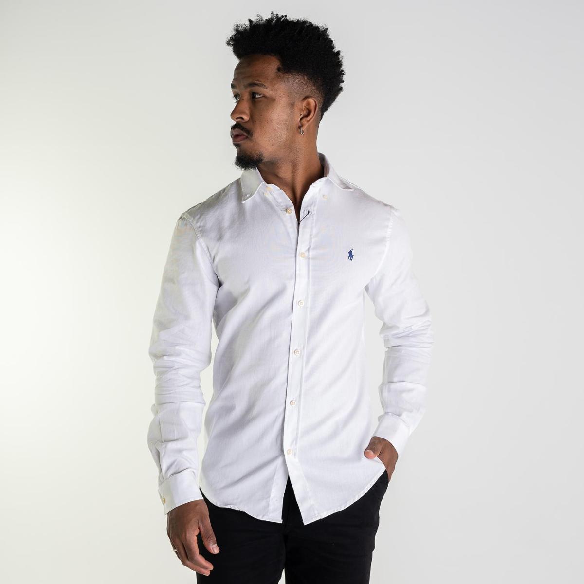 Camisa Oxford Classic Branca Polo Ralph Lauren