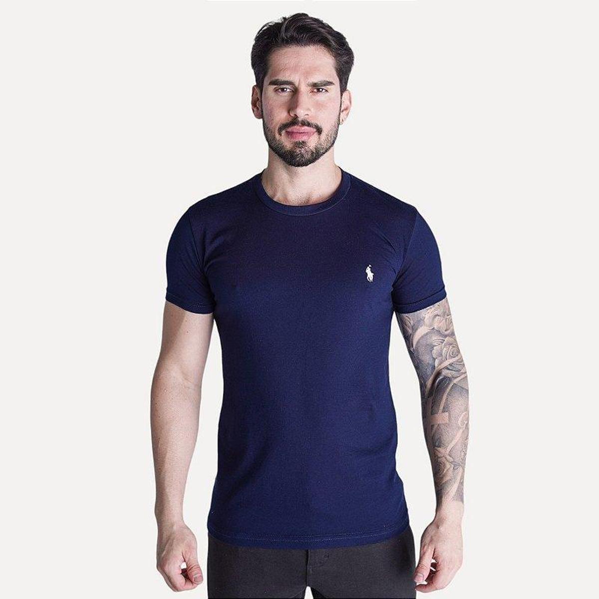 Camiseta Básica Slim Fit Polo Ralph Lauren