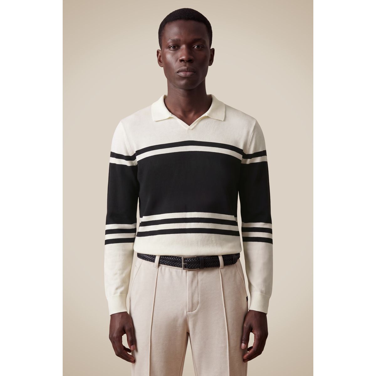 Polo Manga Longa Tricot Rugby Listrada Reserva