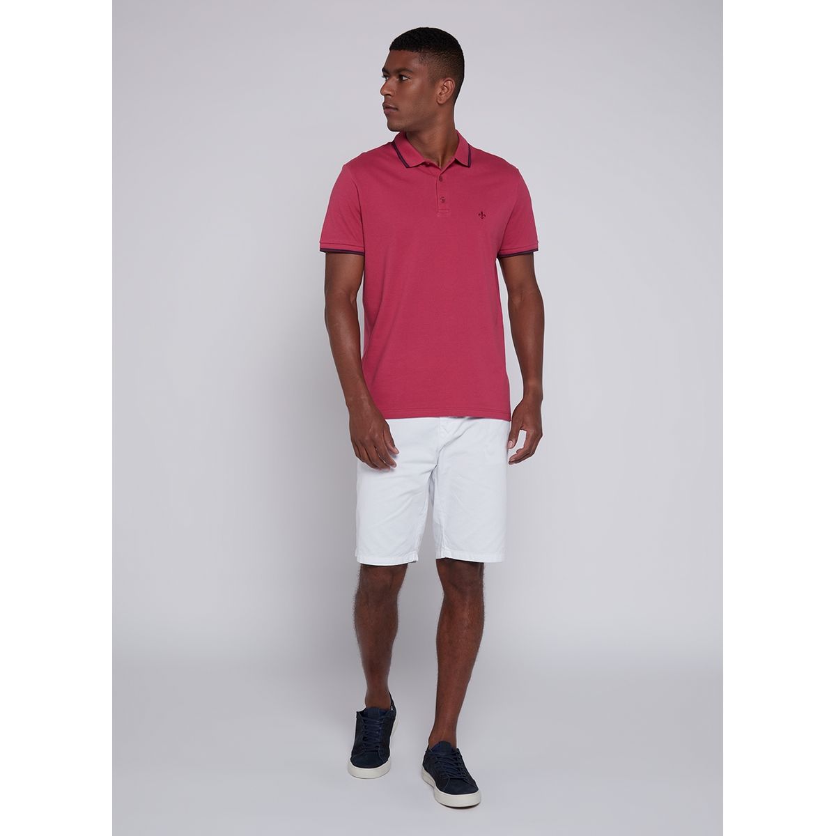 Bermuda Comfort Chino Tinturada Masculina Dudalina