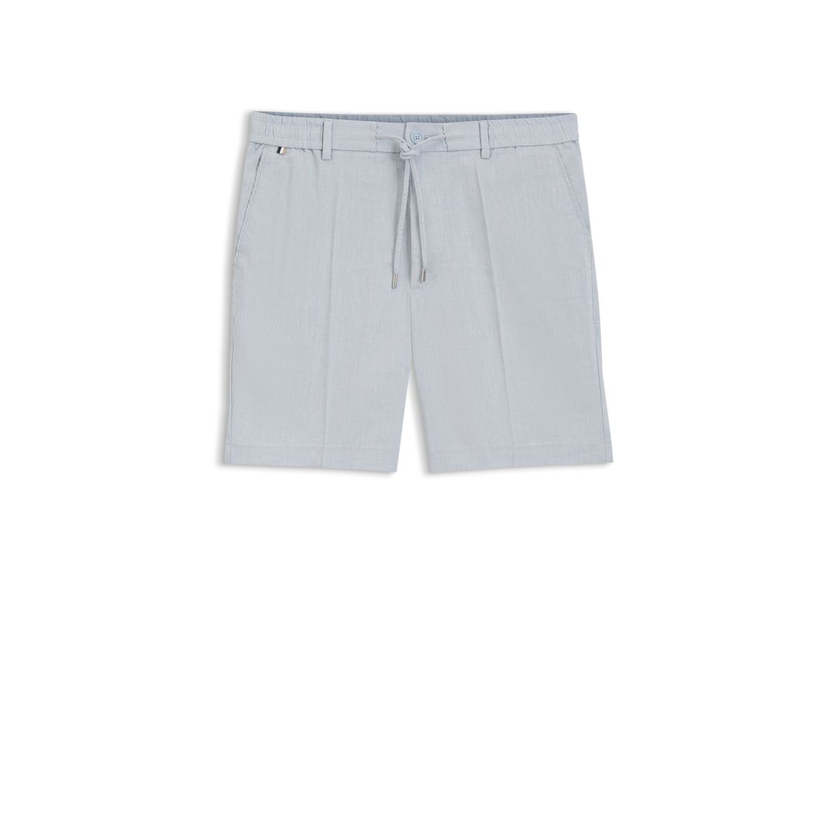 Shorts de Ajuste Moderno em Mistura de Linho BOSS