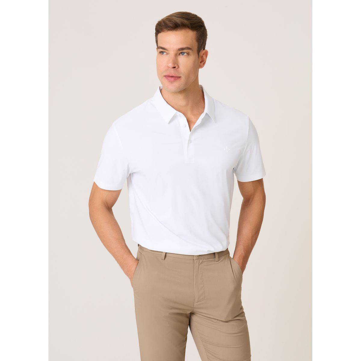 Polo Malha Tech Textura Masculina Dudalina