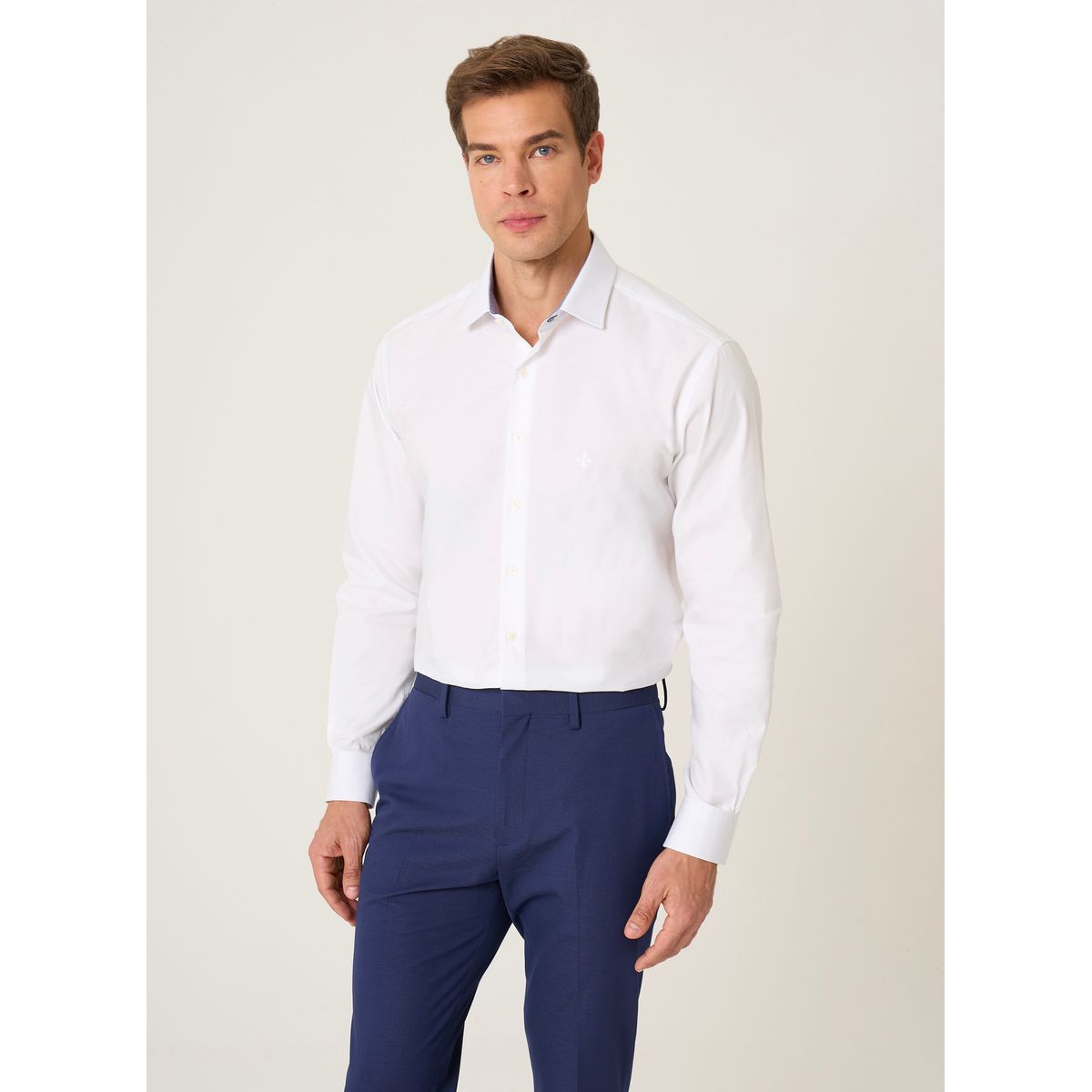 Camisa Comfort Fit Tricoline Lisa Masculina Dudalina