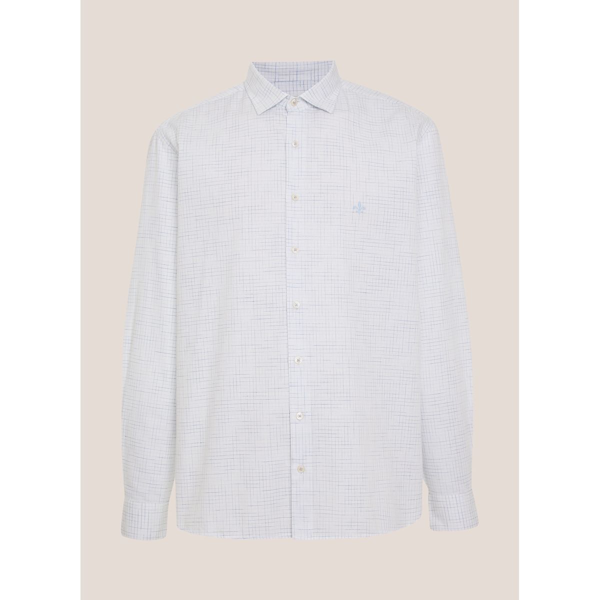 Camisa Comfort Fit Linen Blend Masculina Dudalina
