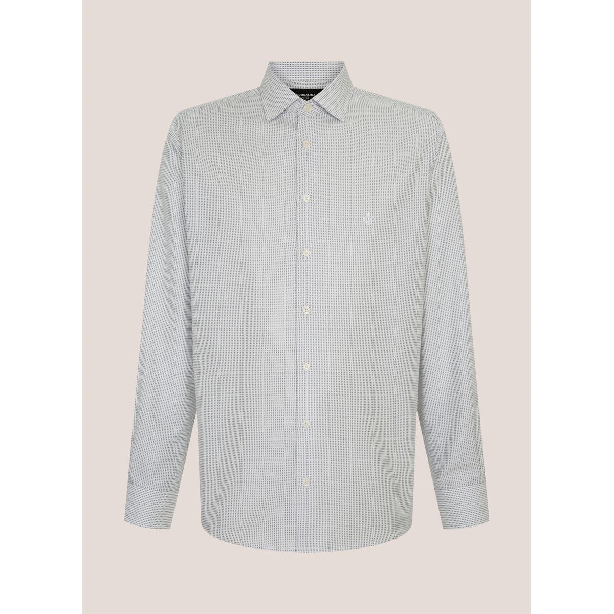 Camisa Slim Fit Maquinetada Masculina Dudalina