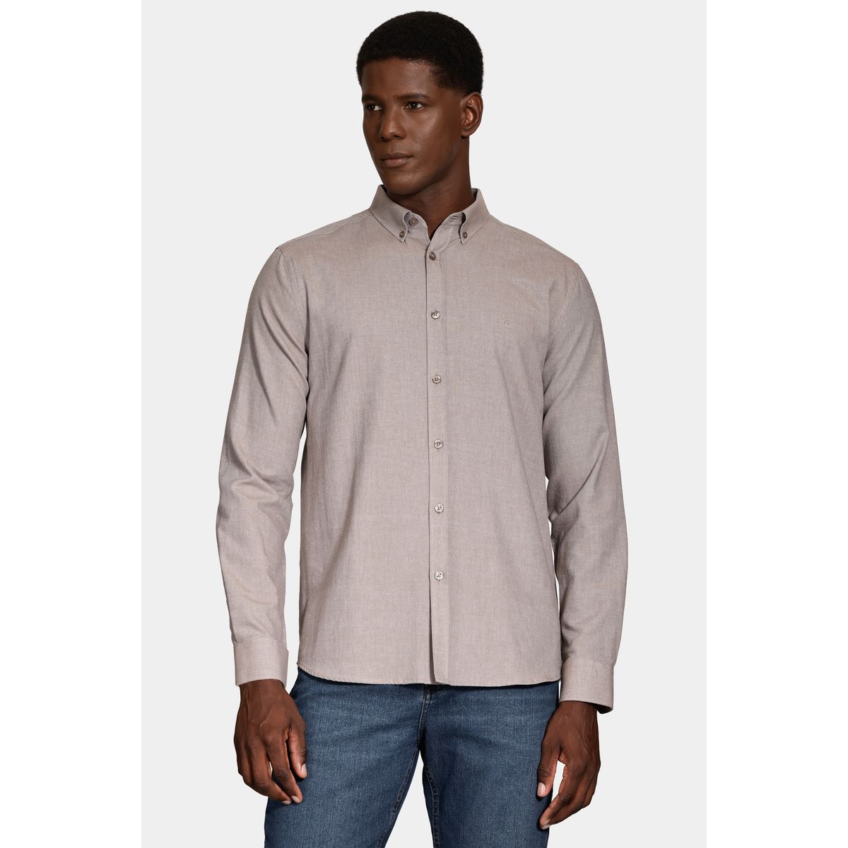 Camisa Manga Longa Slim Button Down Colors Aramis