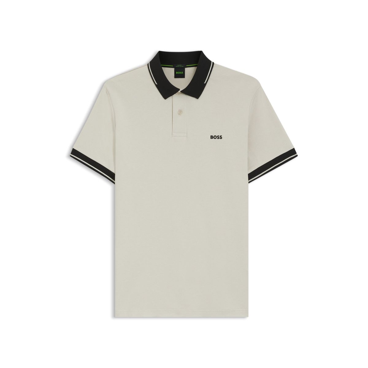 Polo Slim Fit em Algodão BOSS