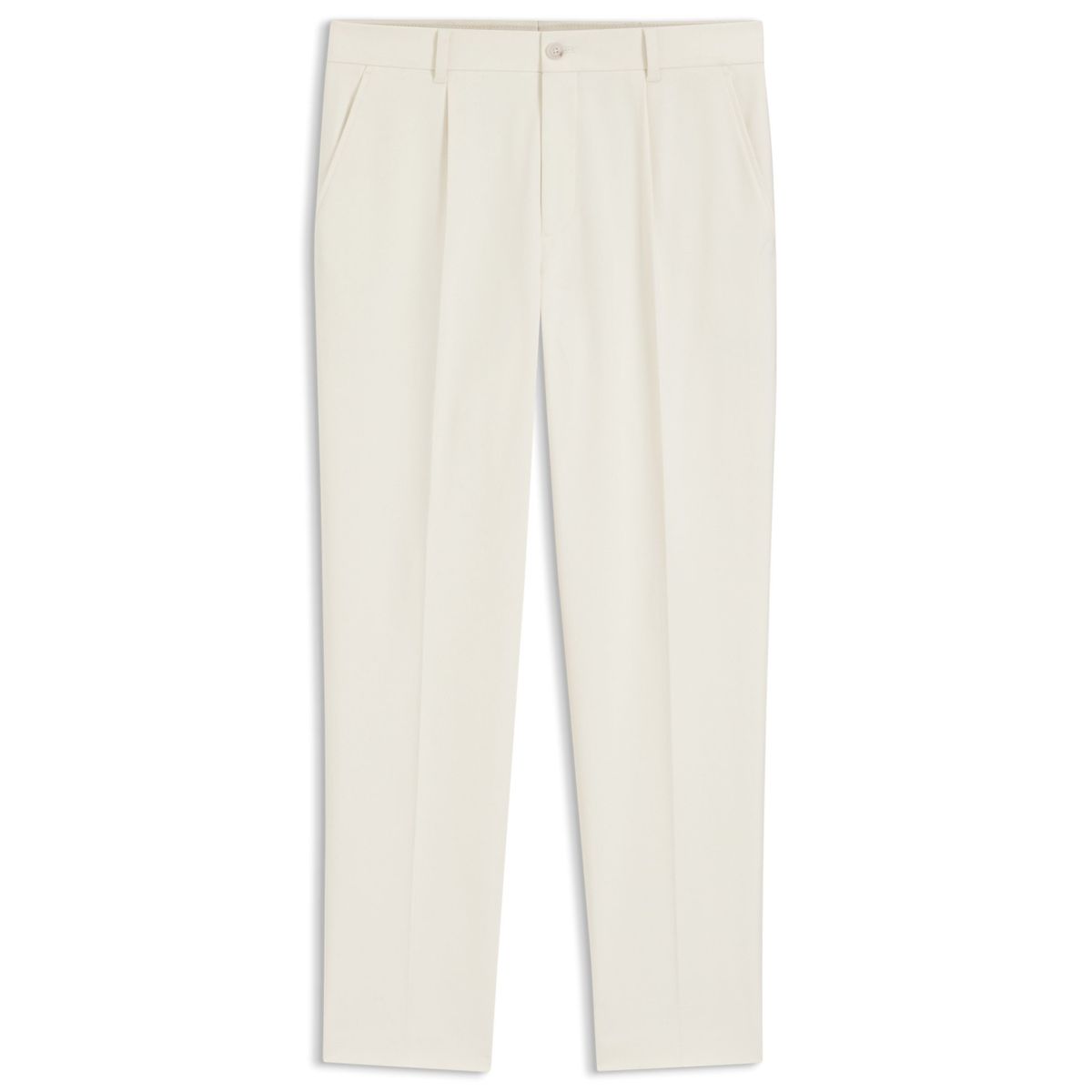 Calça Afunilada com Micropadrão BOSS