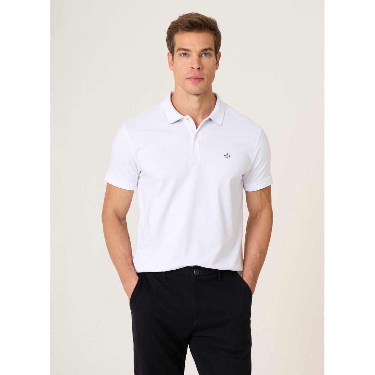 Polo Piquet Flex Masculina Dudalina