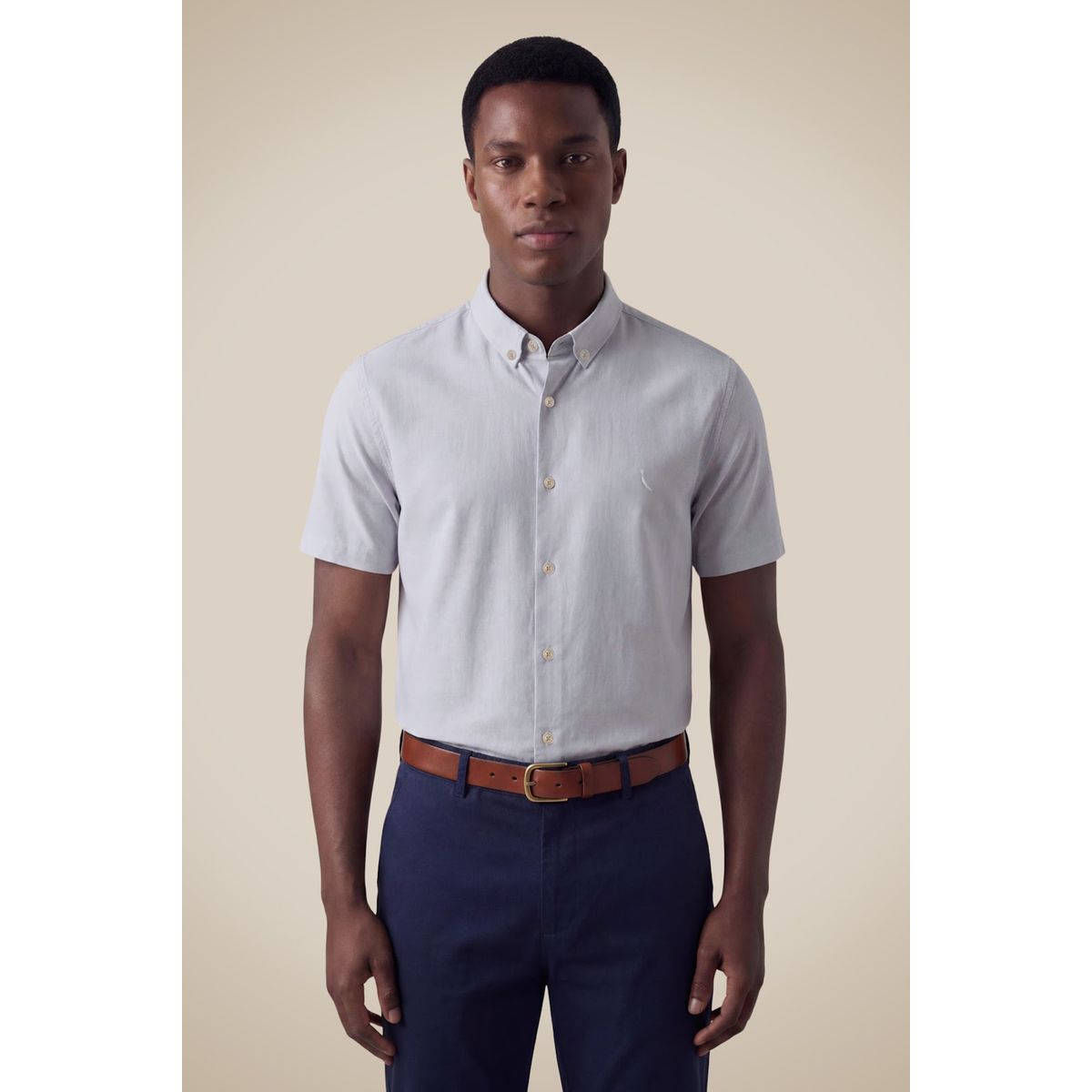 Camisa Manga Curta Pf Oxford Color Reserva